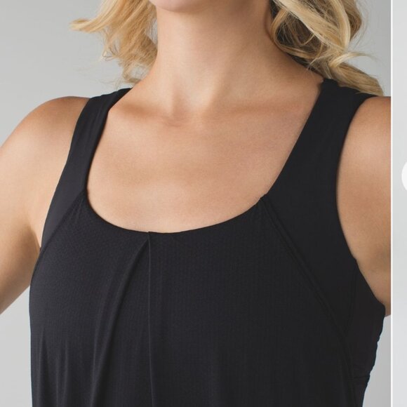 Lululemon Nouveau Limits Black Tank Top Size ~XS - Picture 5 of 12